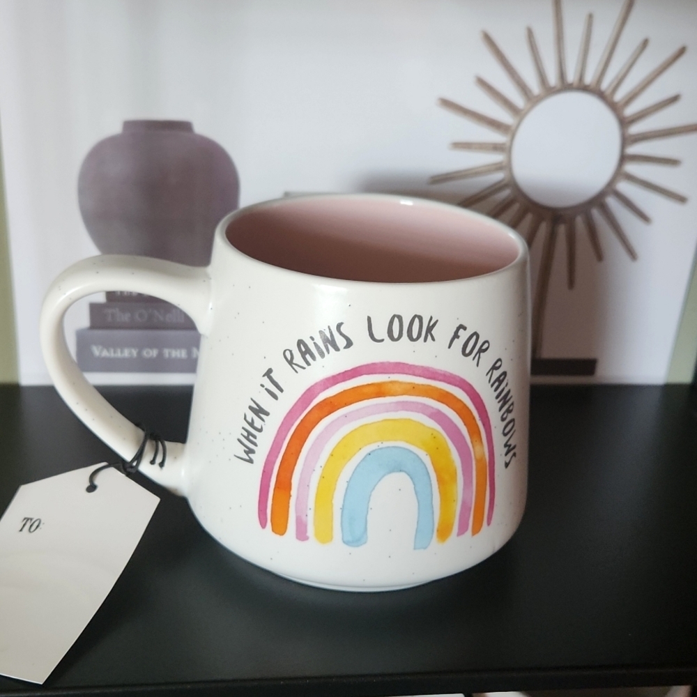 “When it Rains Look for Rainbows” Mug